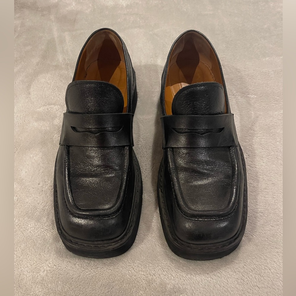 Marni Black Leather Loafers - Picture 7 of 8
